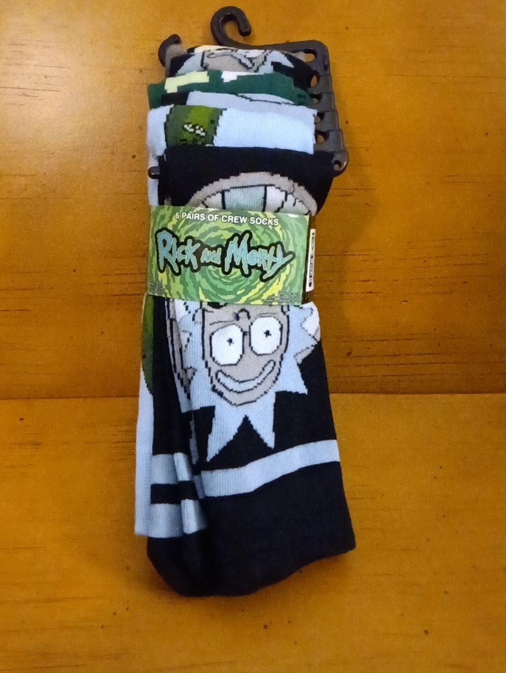 Rick And Morty Men's Crew Socks 5 pack